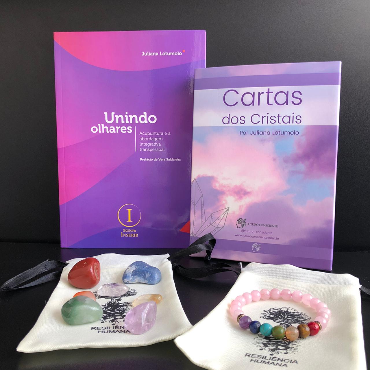 Kit Meditação 7 Chakras - Quatzo Rosa