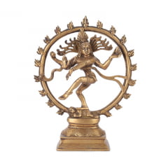 Shiva Nataraja 23CM na Roda de Fogo