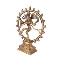 Shiva Nataraja 23CM na Roda de Fogo